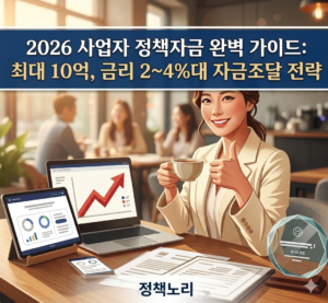 2026 사업자 정책자금 완벽가이드